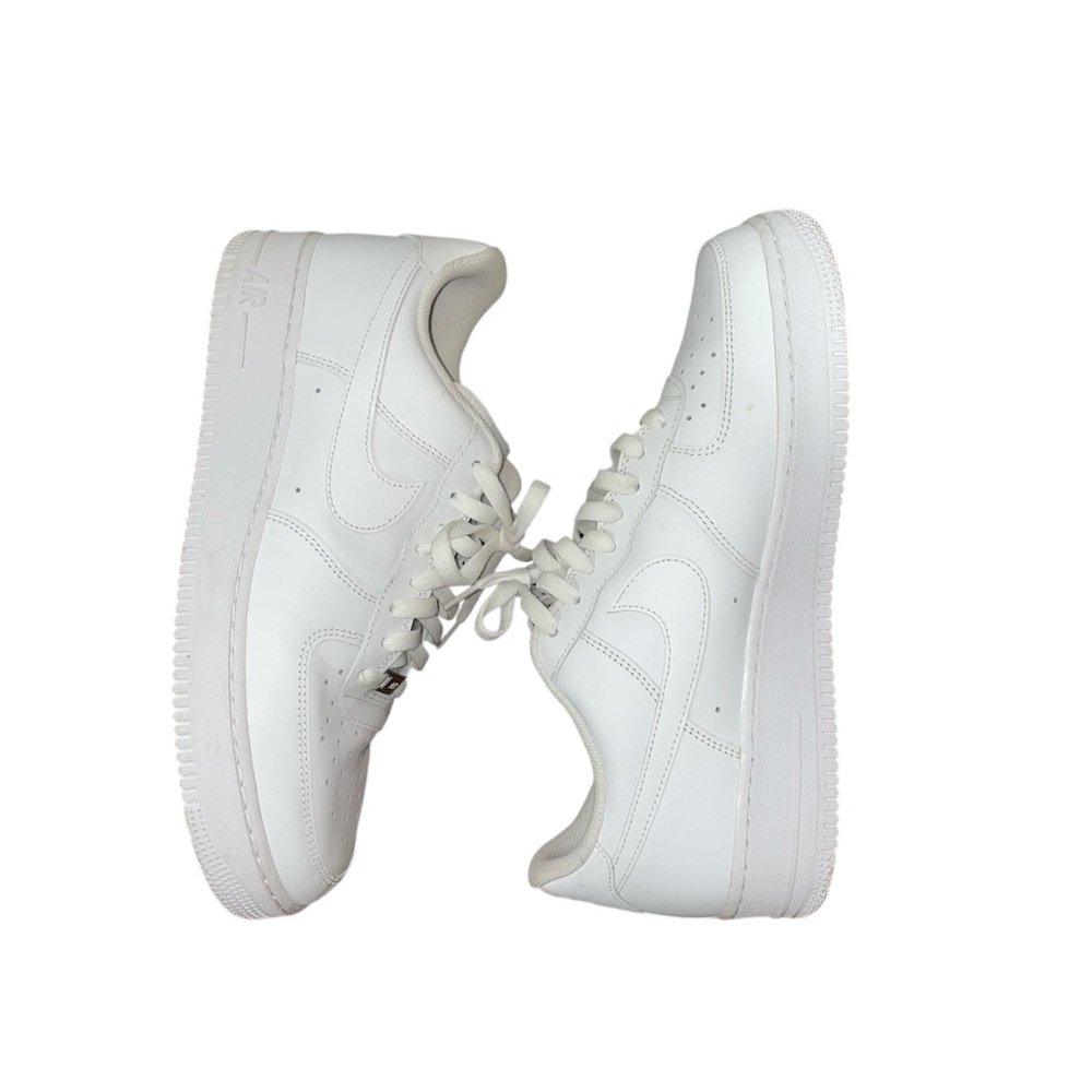 Nike All-White Air Force Ones Sneakers